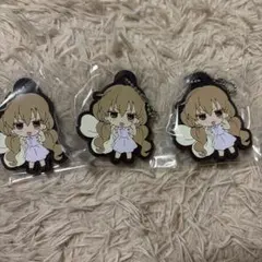 君に届け 胡桃沢梅 ラバーキーホルダー 3点セットのサムネイル