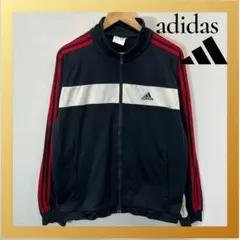 adidas トラックジャケット vintage 刺繍 ビッグシルエット 90s