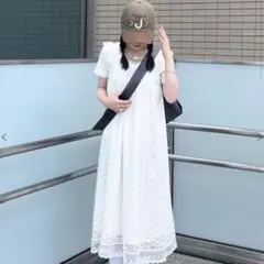 ノースリーブ レースワンピース TINA：JOJUN ノースリーブ レースワンピース | NANAE | TINA：JOJUN | ルクア