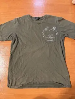 BEAMS STATE OF CALIFORNIA Tシャツ オリーブグリーン