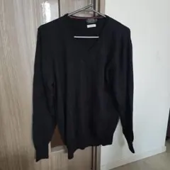 Giorgio Clash ブラック Vネック セーター L