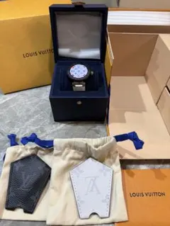 【送料無料】ルイヴィトン タンブール ホライゾン V2 稼働 ダミエホワイト