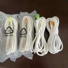 モジュラーケーブル 2本セット ホワイト