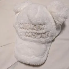 ミッキー　ファーキャップ　モコモコ　ボンボン　ファンキャップ　被り物　帽子