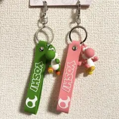 新作USJ 限定　ヨッシー　キーチェーンセット　スーパーニンテンドーワールド