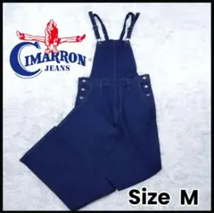 極美品 CIMARRON デニムサロペット オーバーオール オールインワン M
