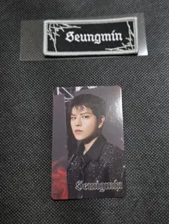 スキズ straykids アプグレ特典　トレカ　ワッペン　スンミン