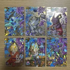 ドラゴンボールヒーローズ　hgd7 scp コンプリート6枚セット