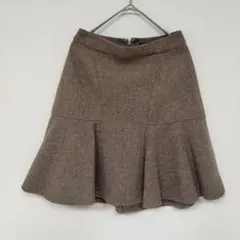 23区 フレアスカート ツイード 羊毛混 日本製 オンワード 30