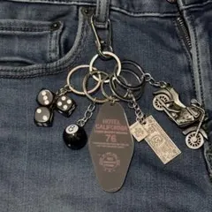 キーホルダー　ストリート　カラビナ　アメカジ　古着　じゃらじゃら系　ヴィンテージ