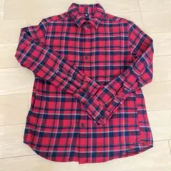 【美品】長袖チェックシャツ