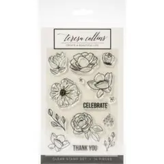 テレサ•コリンズ クリアスタンプ / フローラル