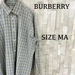 90s BURBERRYS 長袖シャツ バーバリーチェック MA