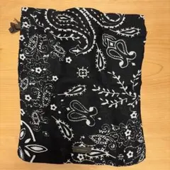 【マニプリ】ノベルティ巾着　ペイズリーバンダナ柄