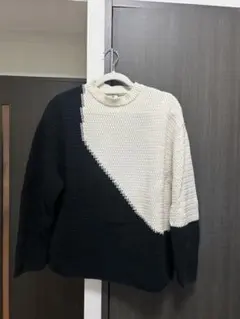 アシンメトリックニットセーター サイズ6のサムネイル