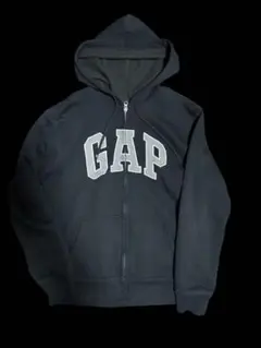 gap 黒　ジップパーカー　punkandyo fuckthisindustry
