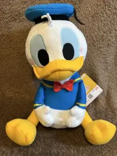 ミッキー&フレンズ　こてっとぺったん　BIGぬいぐるみ　ドナルド　プライズ品
