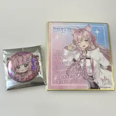 ホロライブ 博衣こより 色紙 3周年記念 ランダム缶バッジ