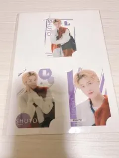 EBiDANくじvol.2 E賞 ビジュアルクリアカード3枚セット SHUTO