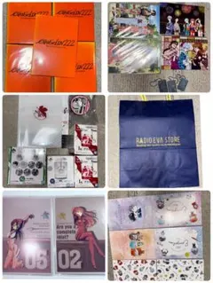 エヴァンゲリオン 箱根限定、海外限定アクスタ＆ポストカードグッズセット