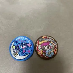 ナルミヤキャラクターズ　刺繍缶バッジ　2個セット