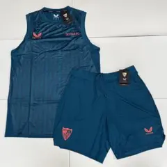 CASTORE セビージャ トレーニングウェア上下 Mサイズ ノースリーブ CASTORE セビージャ トレーニングウェア上下 Mサイズ ノースリーブ
