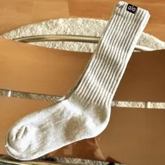 未使用！alo Unisex Scrunch 靴下 ソックス S グレー