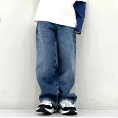 ウォッシュウェル '90s ルーズデニム　サイズ10(140cm)