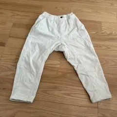 ブランシェス　120 白コーデュロイパンツ　数回着用