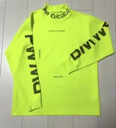 【美品】PW CIRCULUS 蛍光イエロー ハイネックシャツ L