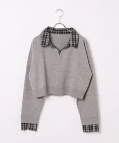 新品　PAGEBOY ページボーイ　シャツドッキングニットプルオーバー