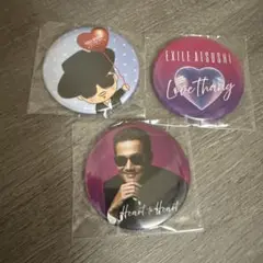 EXILE ATSUSHI 缶バッチセット heart to heart ガチャ