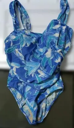 LLサイズ　花柄＆ブルー