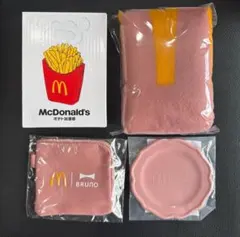 新品 未開封 マクドナルドの福袋® 2024 BRUNO 【4点セット】 ピンク