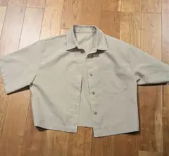 半袖 シャツ ベージュ レディース