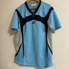 YONEX ☆半袖 Tシャツ ライトブルー/ネイビー