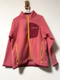 U*A様 mont-bell フリースジャケット Kid's 120 ピンク