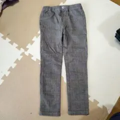 チェック柄 スリムフィットパンツ