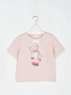 evelyn mezzopiano べリエちゃん Tシャツ ピンク