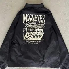 Mooneyes ムーンアイズ コーチジャケット ナイロンジャケット 黒 XL