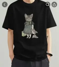 猫柄Tシャツ
