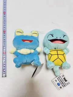 【ポケモン✨サン＆ムーン】ケロマツ✨ゼニガメ ✨ぬいぐるみセット✨美品✨