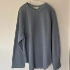 JieDa ワッフルニット ブルーのサムネイル