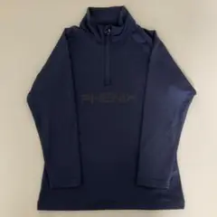 PHENIX ネイビー スキーハーフジップインナー
