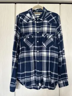 AMERICAN EAGLE XSネイビーとホワイトのチェック柄