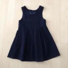 美品☆濃紺 上品ワンピ 入学式に！