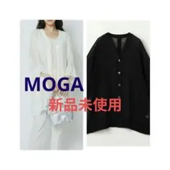 MOGA　 新品未使用　リネンカラミオーバーサイズブラウス　ブラックのサムネイル