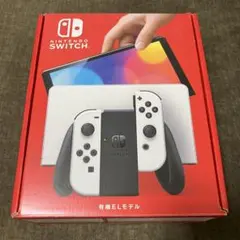 Switch本体有機EL Joy-Conホワイト (ケース付き)