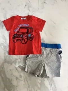 Jelly Joy 赤いTシャツとショートパンツセット