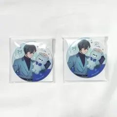 糸師凛 ブルーロック 缶バッジ AnimeJapan テディベア×スーツ